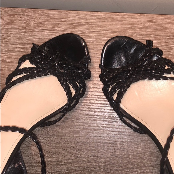 Prada Summer Cork Wedge w/ braided leather straps - Picture 6 of 7